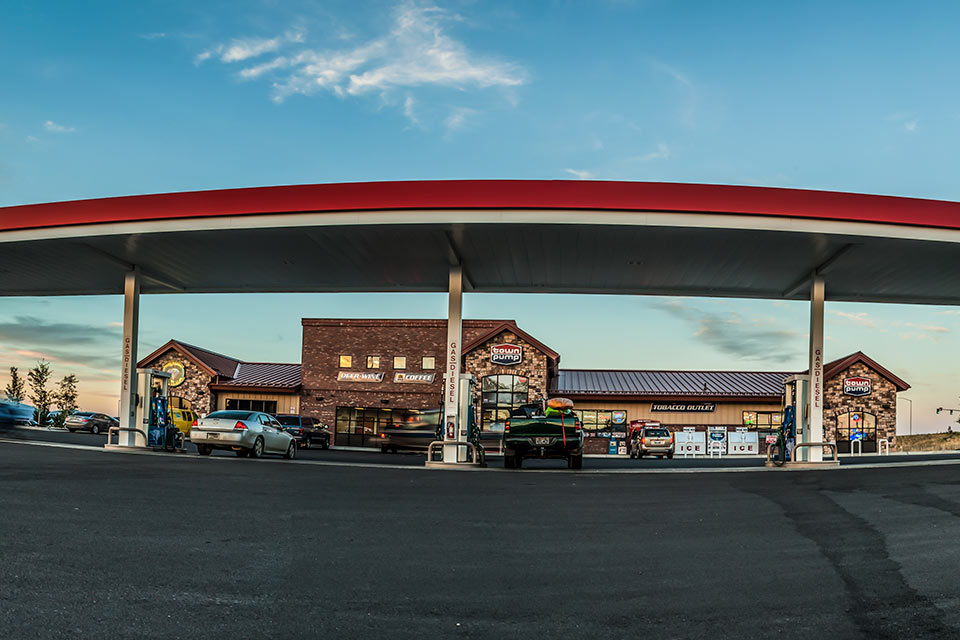 Town Pump Gas Station Construction Montana