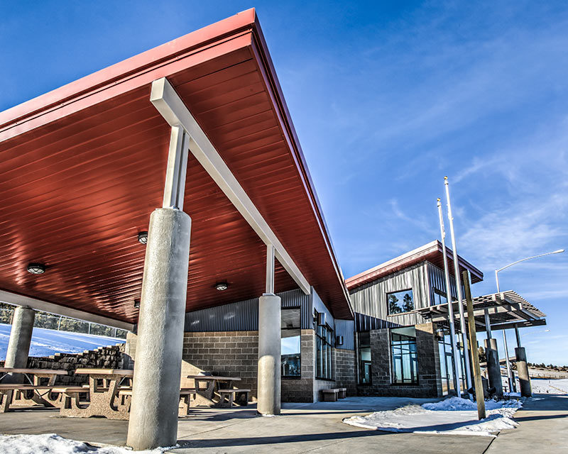 Greycliff Rest Area Construction Montana