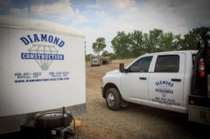 Diamond Construction Worksite Montana