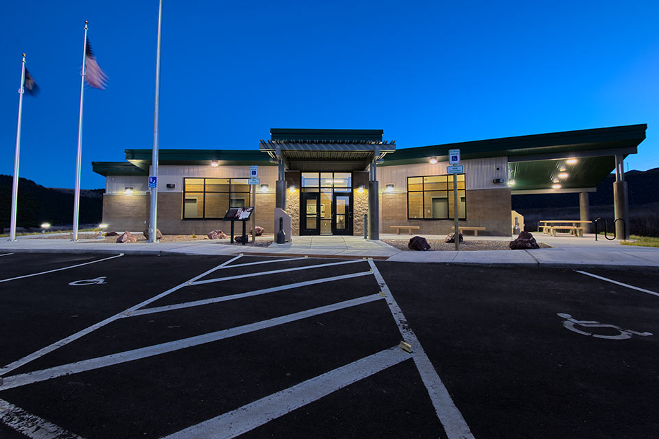 Raynolds Pass Rest Area Construction by Diamond Construction Madison County, MT