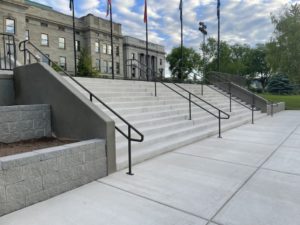 Helena Montana Capital Building Flag Plaza